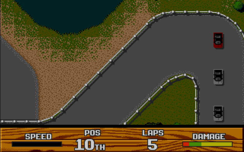 Super Cars II - Atari ST game screenshot (1991) by Gremlin Graphics